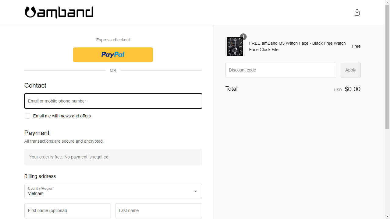 How to apply Amband coupon code